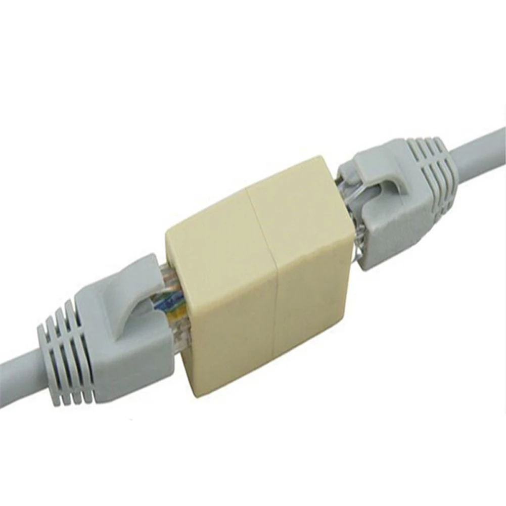 Сетевой Ethernet-Кабель с двойной прямой головкой 10 шт. Столярный соединитель RJ45 CAT 5 5E