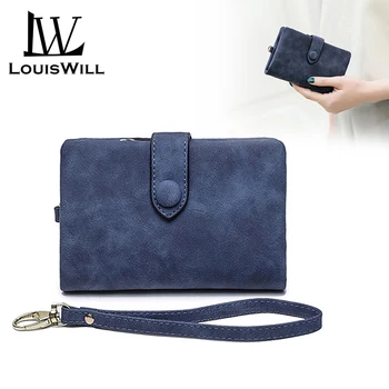 

LouisWill Women Wallets Fashion Frosted Wallets Ladies Bags Short Purse Clutch Bags Cards Bags Women Bags Large Capacity Wallets