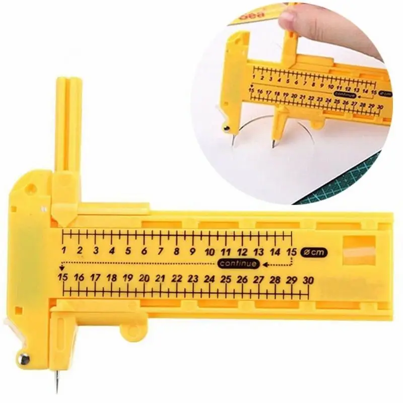 1-30cm Adjustable Compasses Circle Cutter Sewing Round Cutting Knife Patchwork Scrapbooking Cards Cutters Paper-Cutting Tool paper cutter circular cutter
