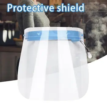 

1PC Adjustable Anti Droplet Dust-proof Full Face Cover Mask Visor Shield Droplet Windproof Protective Face Shield