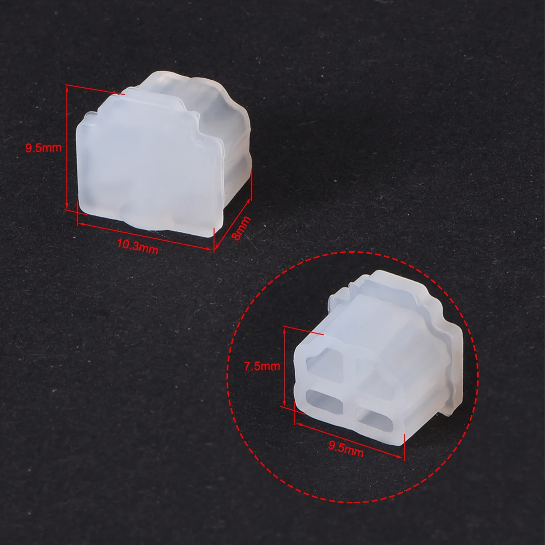 Silicone Telephone Modular Port RJ11 Anti-Dust Stopper Cap Cover 9.5x7.5mm Clear Dust Plug Port Protector Uxcell 10pcs rubber end caps bnc port protectors usb port protector