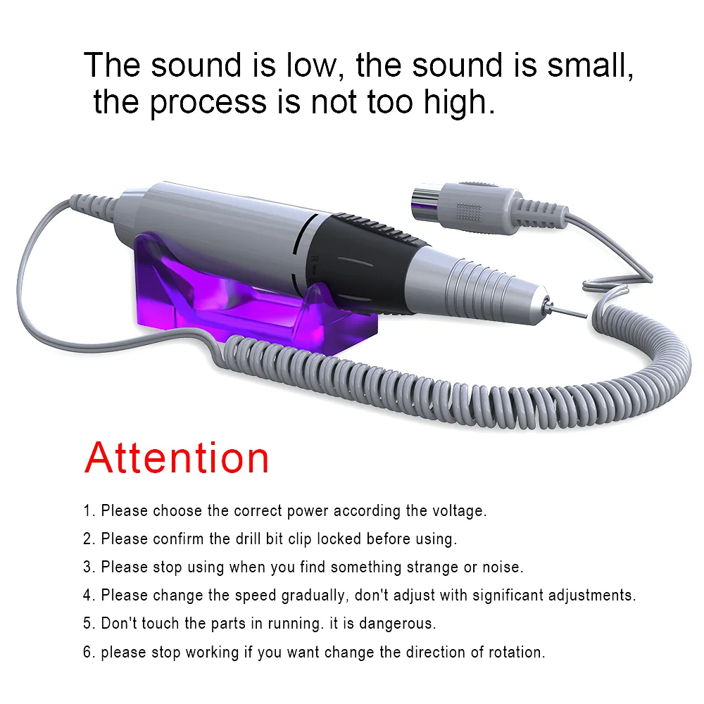  Electric Nail Drill Machine 32W 35000RPM Nail Art Equipment Manicure Machine Accessory Electric Nai