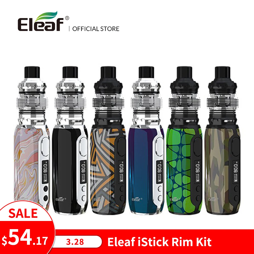 [FR] Оригинал Eleaf iStick Rim с MELO 5 комплектом 80 Вт макс. 3000 мАч встроенный аккумулятор и EC