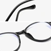 Big Frame Oval Women Men Myopia Glasses Finished Retro Gray Frame Prescription Eyeglasses Female 0 -0.5 -0.75 -1.0 To -6.0 6