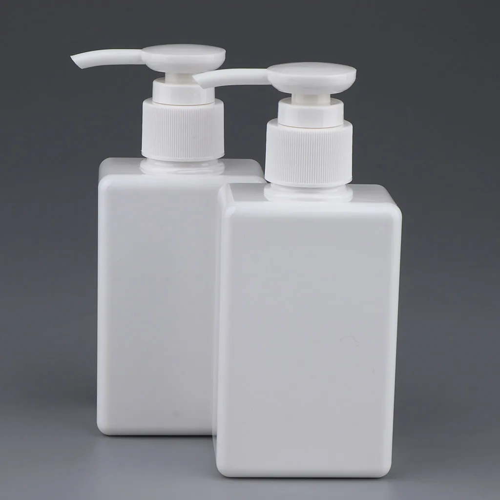 2 Pcs Empty Lightweight Lotion Containers Shampoo Pump Bottles Dispenser 5oz