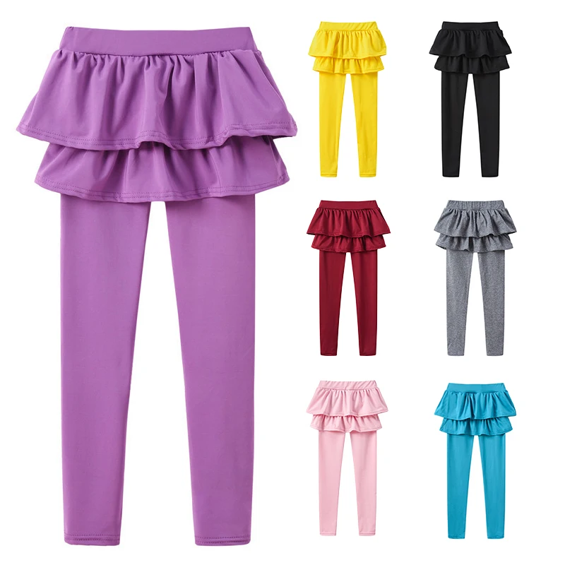 

Fashion Toddler Girl Skirt Trousers Children Pants Cake Skirt Pants Spring/Fall Kids Girls Leggings Trousers 2019 2-12Y