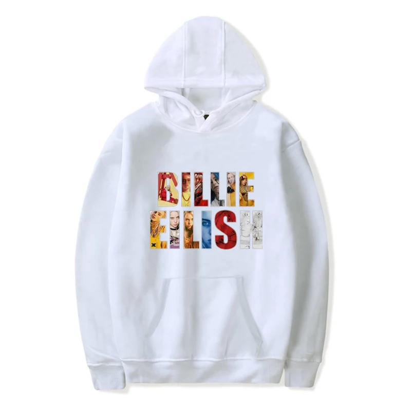 924-ff-1121 Billie Eilish Толстовки с капюшоном для девочек в стиле Харадзюку зимняя Толстовка для девочек, забавный с принтом цветов и божьей коровки, Свитера для детей в стиле «хип-хоп», верхняя одежда, спортивная одежда, От 2 до 14 лет - Цвет: 924-ff-1121