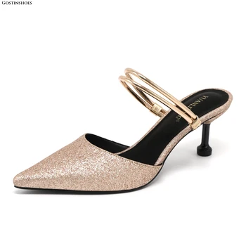 

Shoes Woman Heels 6cm Thin Heel Fashion Zapatos De Mujer Summer Pumps Women Shoes