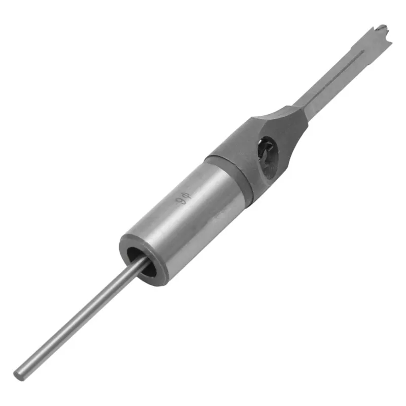 Square Hole Drill Bit Steel Mortising Drilling Woodworking Tools