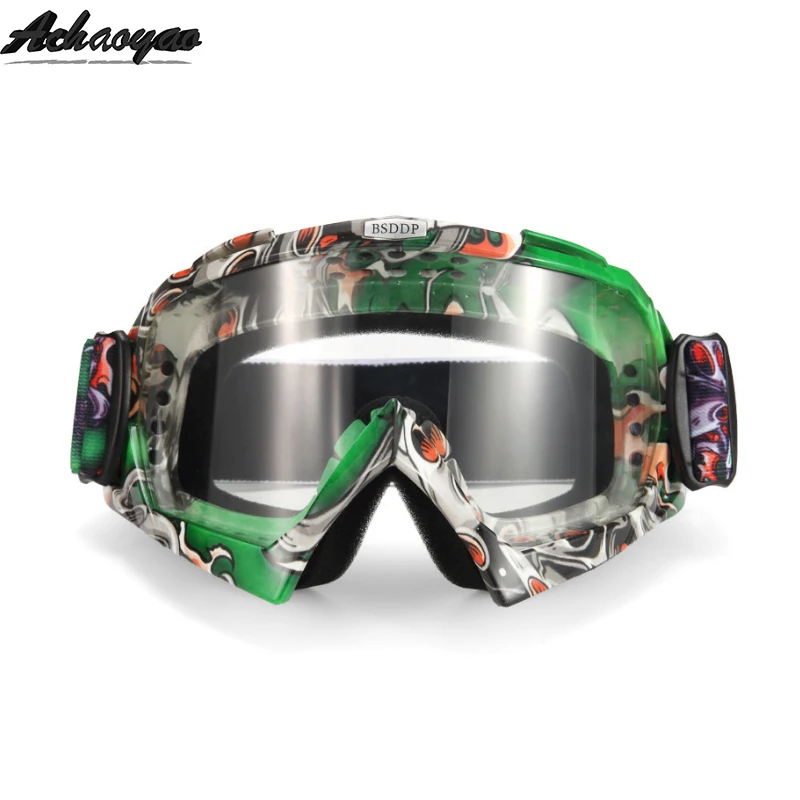 Motocross Motorcycle Goggles okulary gafas google ATV Off Road Dirt Bike DustProof Racing Glasses Anti Wind Eyewear MX Goggles - Цвет: 14