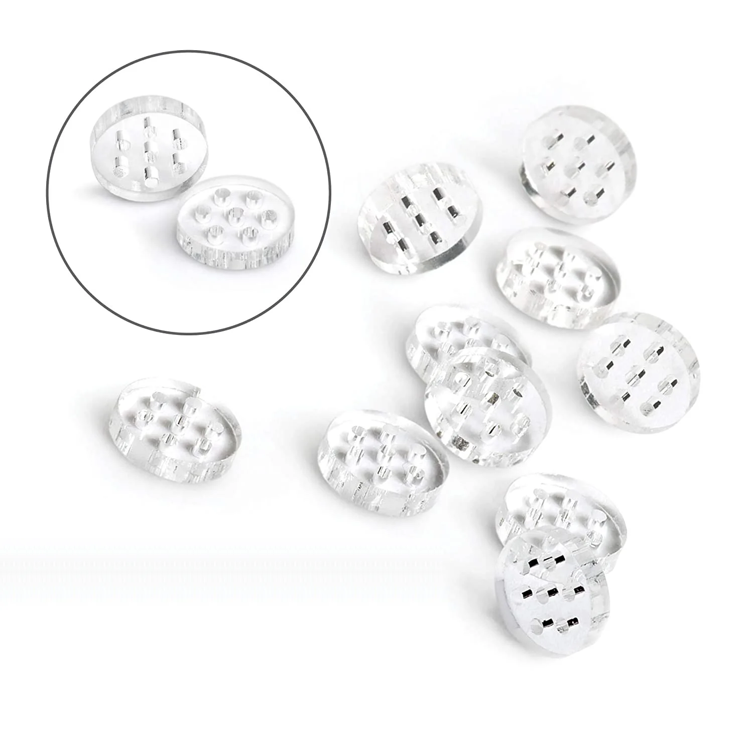 5 Pieces-0.315" (8mm) Glass Screens Filters for Smoking Pipe