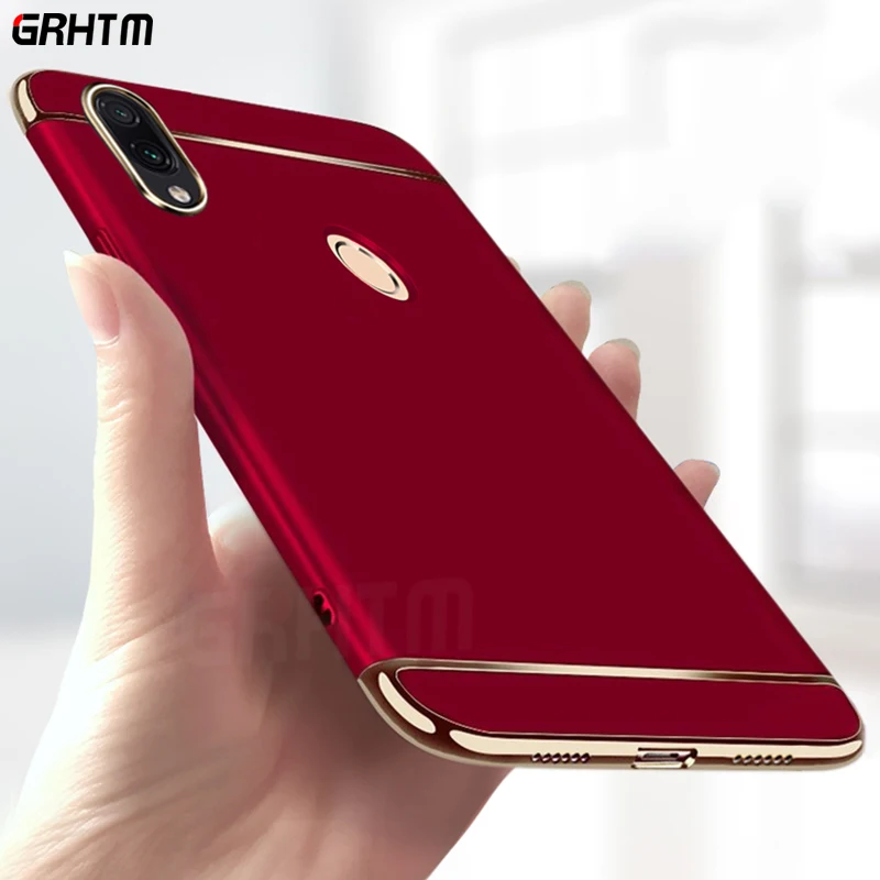 Роскошный чехол с покрытием для Xiaomi Redmi 7 4X 4A Note 6 Pro жесткий накладка 8 S2 6A