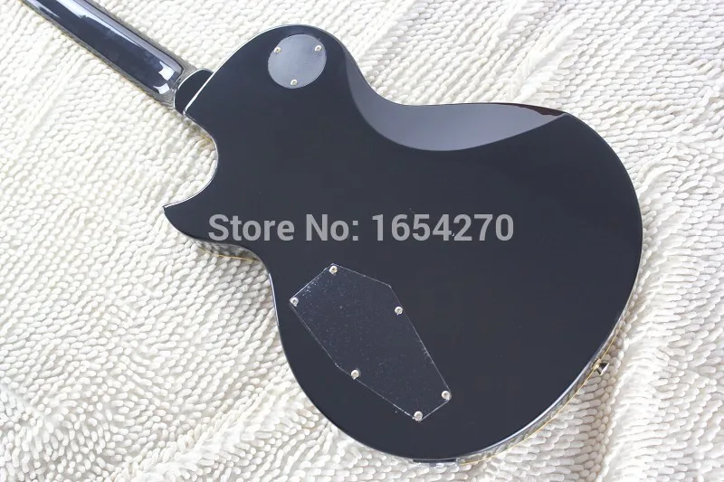 Лучшее Качество Custom Shop Стандартный винтажный матовый черный электрогитара звукосниматели Золотое оборудование 150810-1
