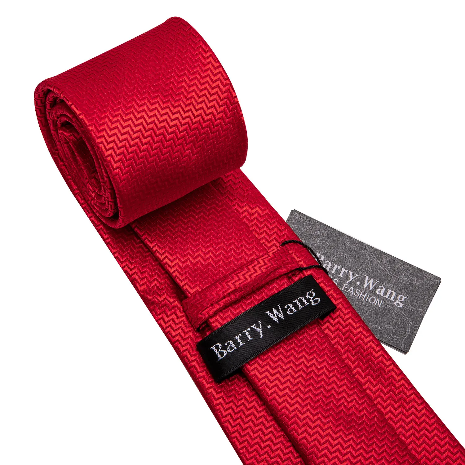 Красный Однотонный мужской свадебный галстук, шелковый галстук в горошек, галстук, набор Барри. Ван, жаккардовый тканый модный дизайнерский галстук для мужчин, подарки FA-5198