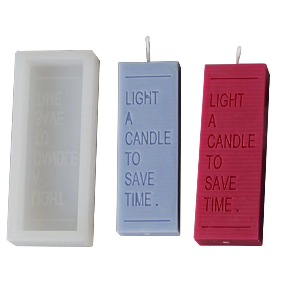 

Candle Mold Reusable Handmade Candle Making Model Letter Design Candle Mould Simple Style Scented Candle Mould DIY Candle Craft