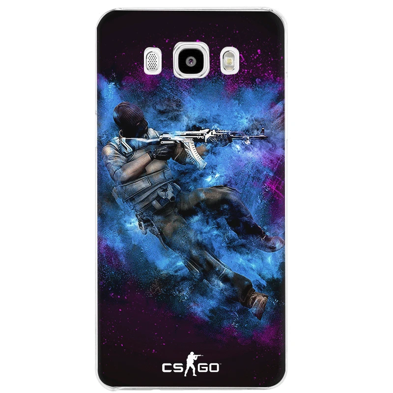Мобильный телефон чехол для Samsung J1 J2 J3 J5 J6 J7 Prime жесткий с логотипом Counter Strike CS