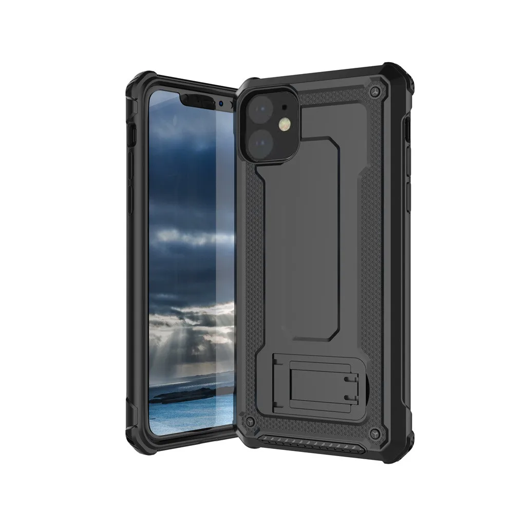 Чехол для iPhone 11 чехол для iPhone 11 Pro 11 Pro Max чехол с подставкой модная противоскользящая Противоударная Защитная крышка оболочка 19 октября