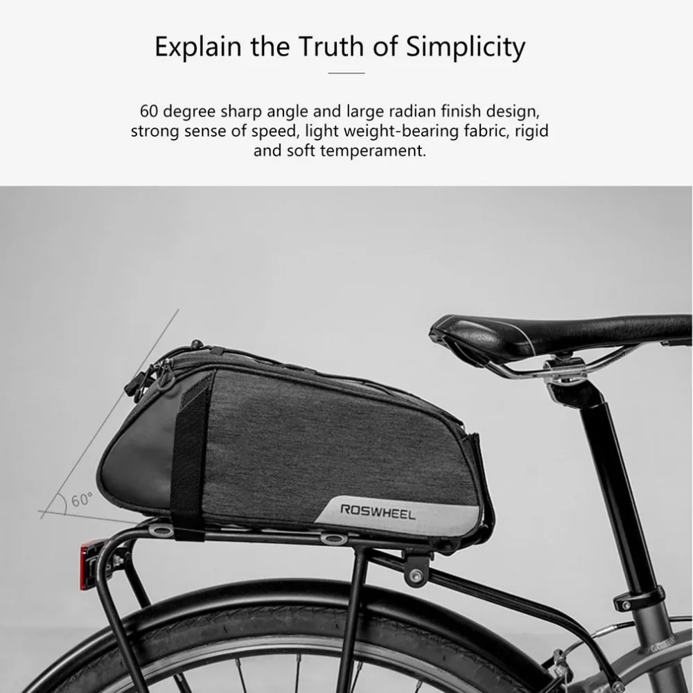 ROSWHEEL водонепроницаемая сумка для велосипеда Горная Дорога велосипедное заднее сиденье багажник прочная и прочная сумка велосипедные аксессуары