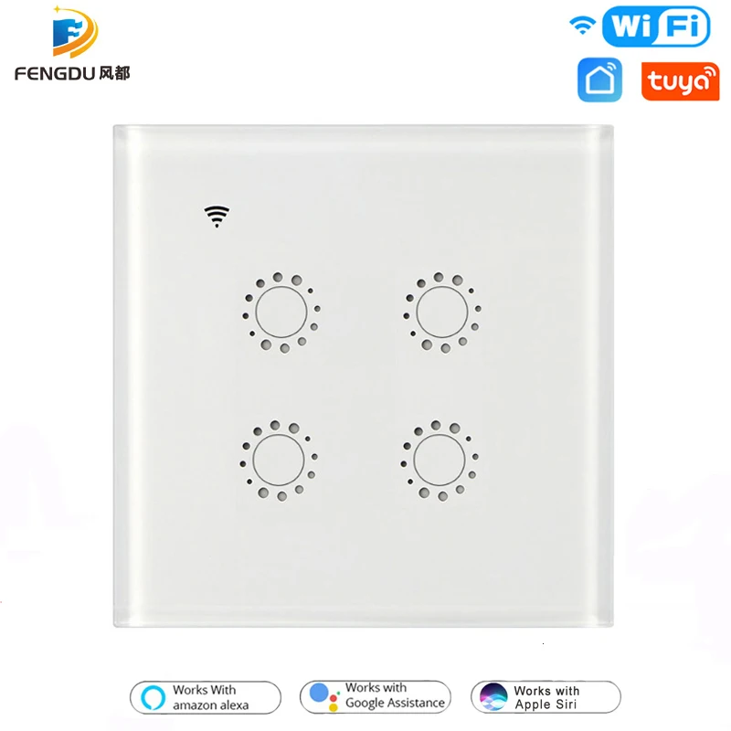 Smart Switch Smart Life Touch WiFi Wall Switch Light Neutral Wire