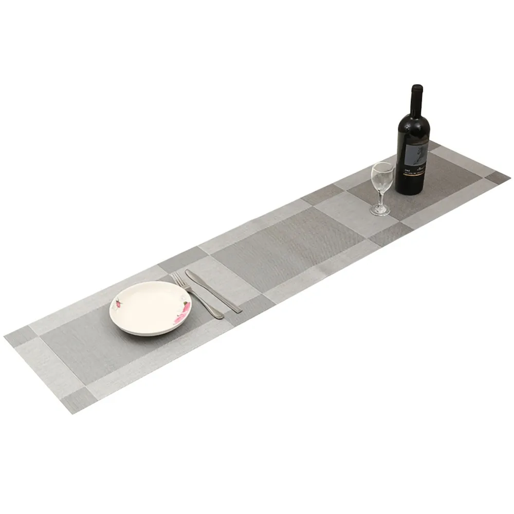 European PVC Table Runner Luxury Long Tablecloth Easy To Clean And Quick-drying Breathable Table Mat Coffee Table Flag