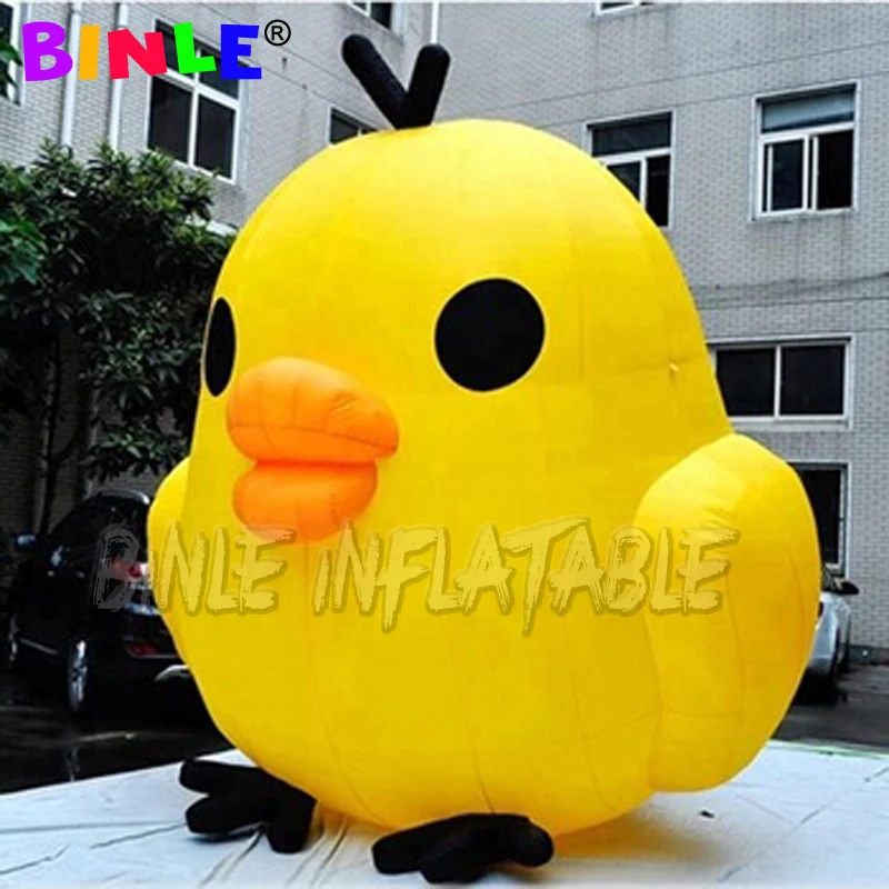 

Новогодний фестиваль, украшение, желтая надувная цыпленка, надувной фотошар для мероприятия, вечевечерние, идеи для украшения