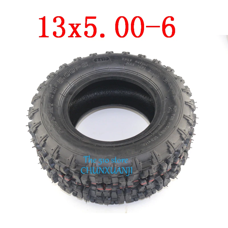 13x5. 00-6 дюймовые бескамерные шины для квадроцикла, квадроцикла, скутера, мини-багги, косилка, снегоочиститель, запчасти для мотоциклов
