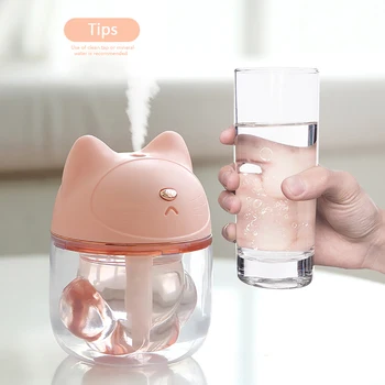 

150ml Air Disinfection Purifier Mini Usb Small Humidifier Water Tank 7-Color Night Light Cool Mist Humidifier Home Office
