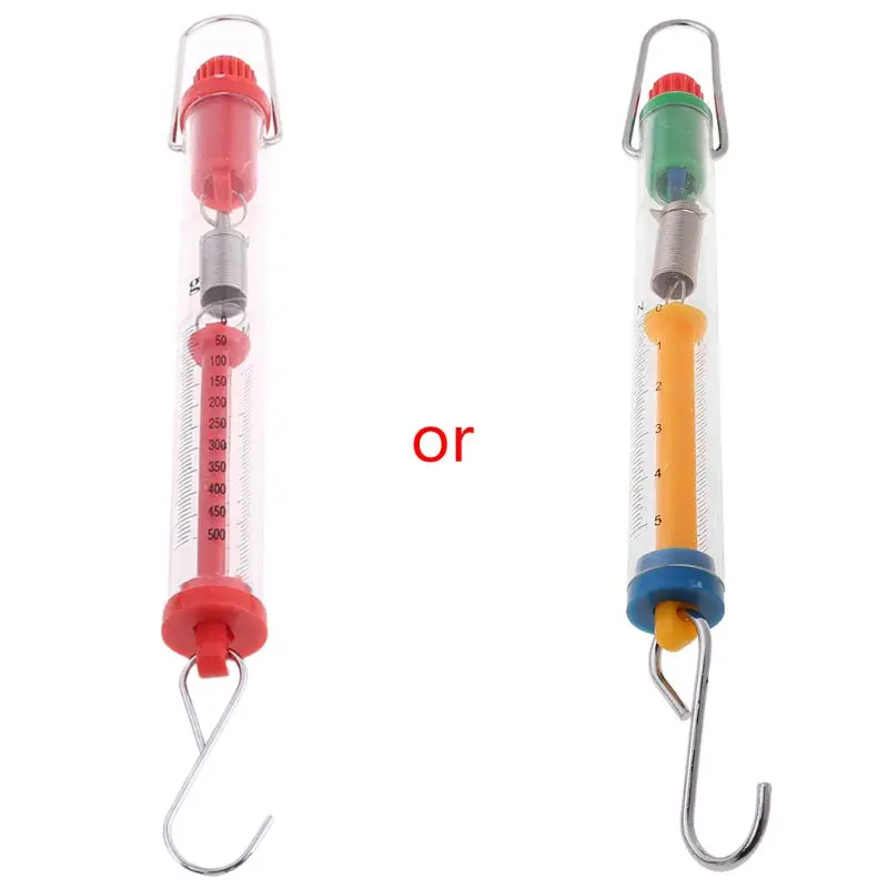 Max Capacity 1N Dual Scale Labeled. 100gm Newton Force Meter Spring