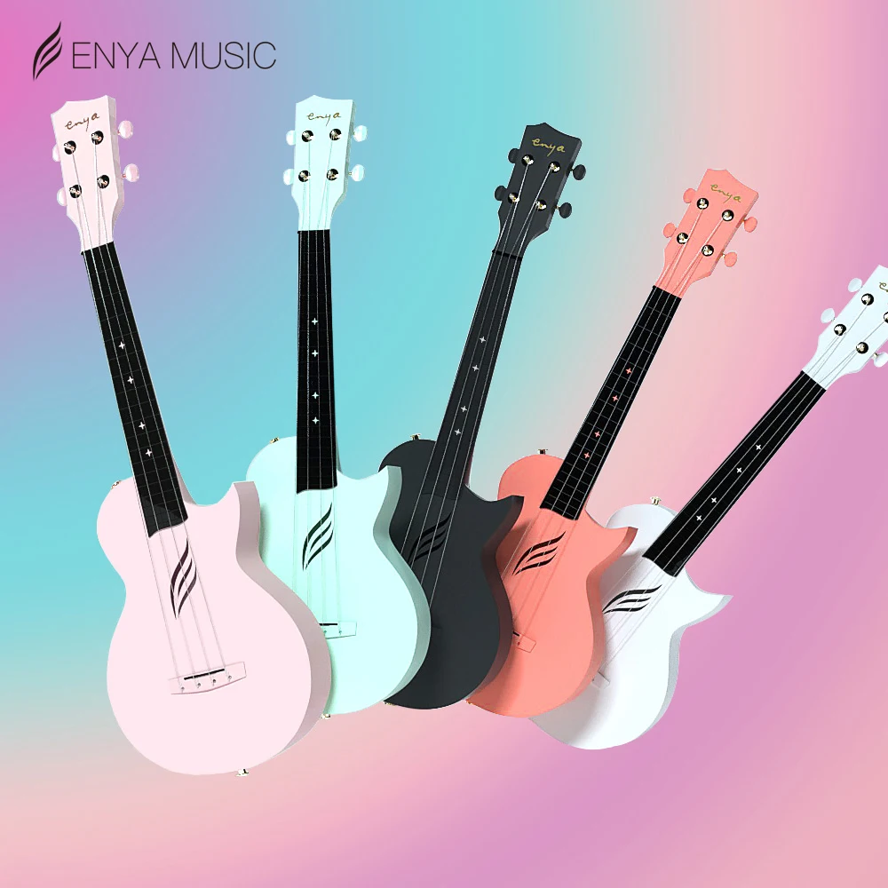 Enya укулеле концерт NOVA U комплект из углеродного волокна для начинающих Струнные