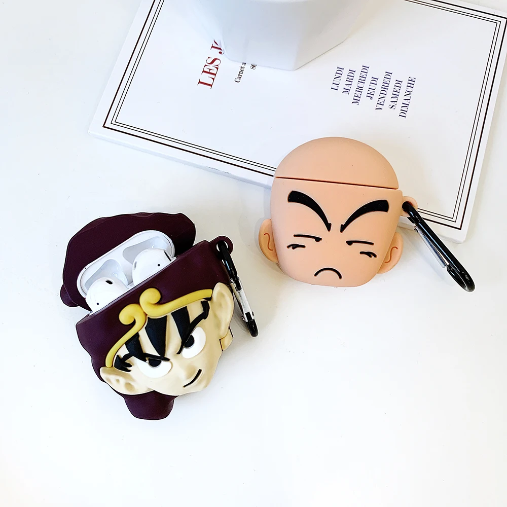 Японские Аниме Dragon Ball Z Wukong Gohan Kuririn Bluetooth наушники силиконовый защитный чехол для
