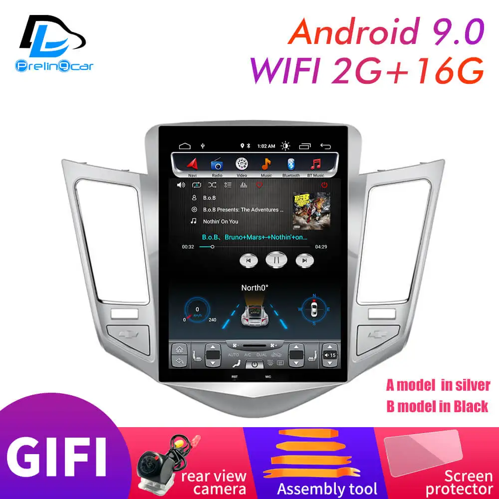Pаспродажа 32G Встроенная память вертикальный экран android 9,0 система автомобиля font b gps b font мультимедийный видео радио плеер в тире для Chevrolet CRUZE Навигация стерео