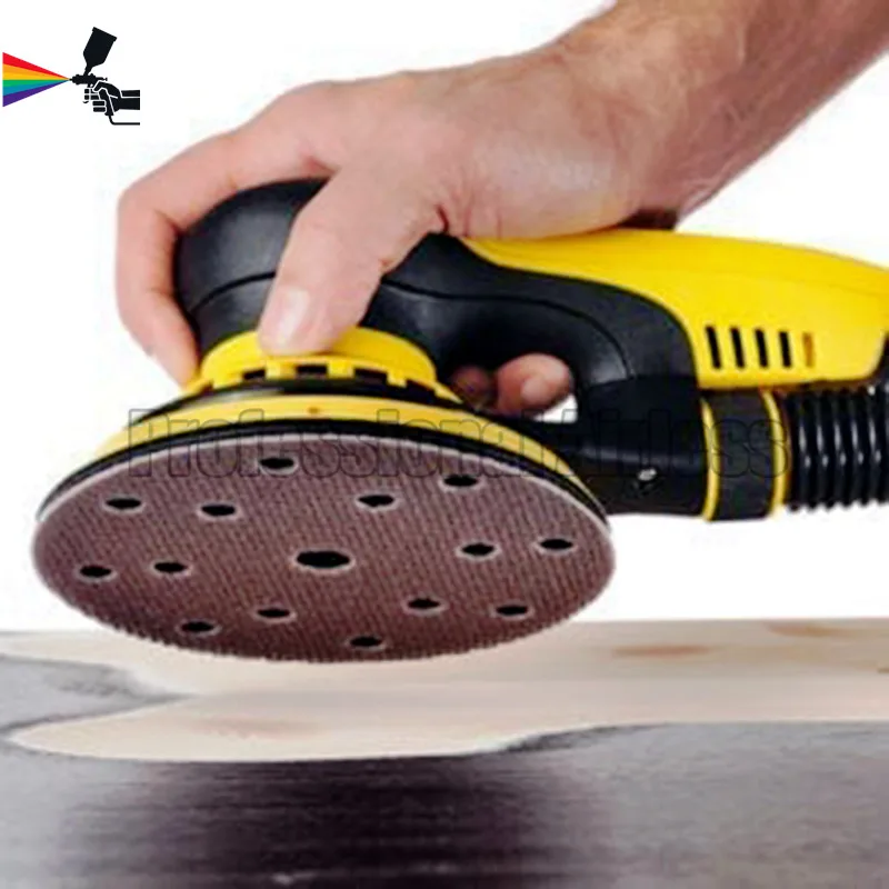 HYVST 6 Inch Wall Grinding Machine Orbital Motor Electrical Multifunction Vacuum Head Putty For Car Polisher Wood Corners Sander 5