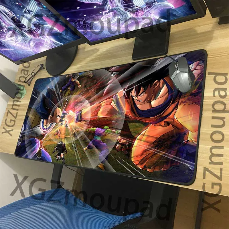 XGZ большой игровой коврик для мыши черный замок край аниме Dragon Ball индивидуальный домашний компьютер персональный настольный коврик резиновый нескользящий ковер