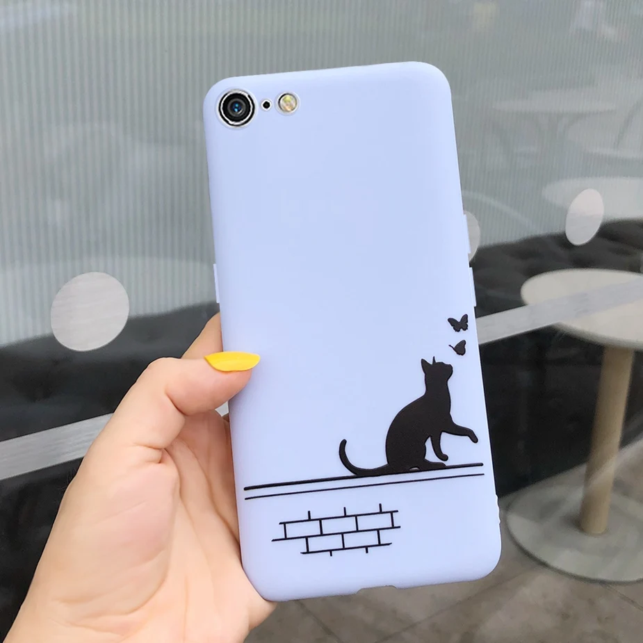 Adorable Cartoon Silicone Phone Case - Soft TPU Back Cover
