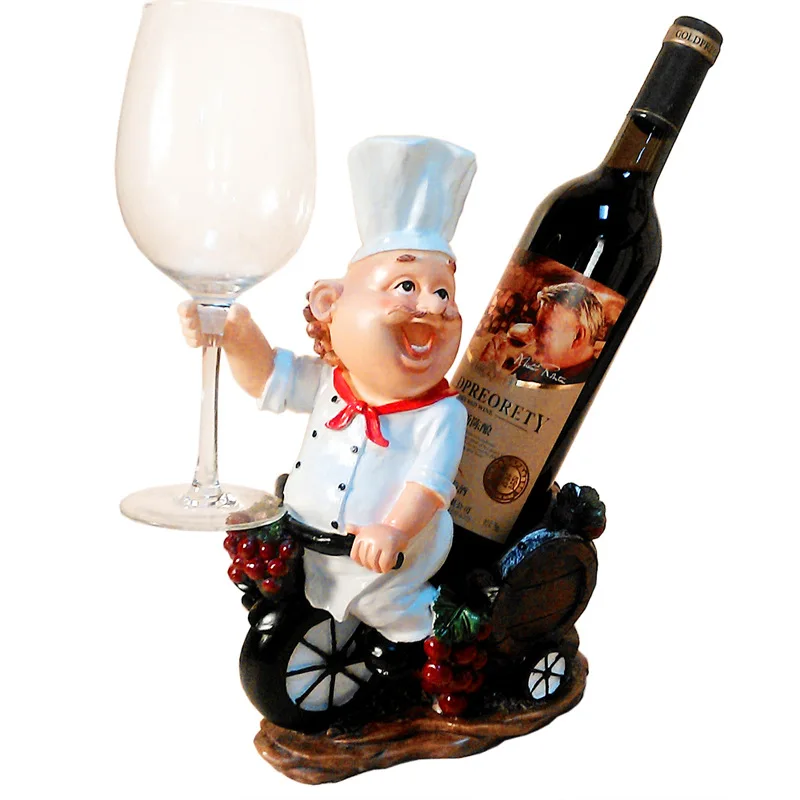 Подставка для вина из смолы Happy Chef держатель бокалов бутылок виски барные
