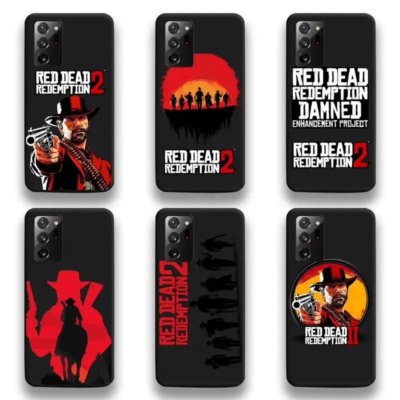 Red Dead Redemption 2 Phone Case For Samsung Galaxy Note20 ultra 7 8 9 10 Plus lite M51 M21 M31S J8 2018 Prime | Мобильные телефоны