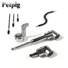 105 градусов Расширение Driver1/4 дюйма Угловые Расширение для конических фрез быстрой смены электрические аксессуары для отверток