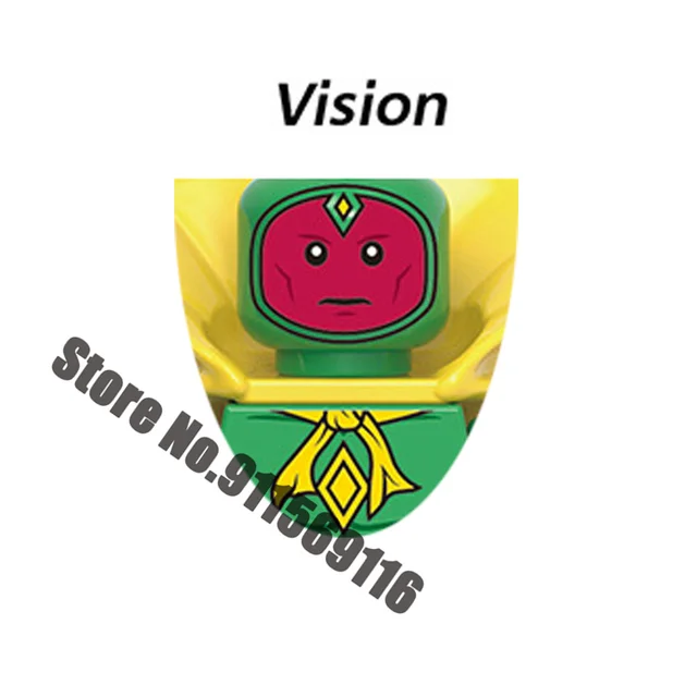 Superhero Building block Loki Sylvie Iron Man Spiderman Hulk Thor Captain America Venom Groot Thanos Vision Falcon Action Figure A-X1650