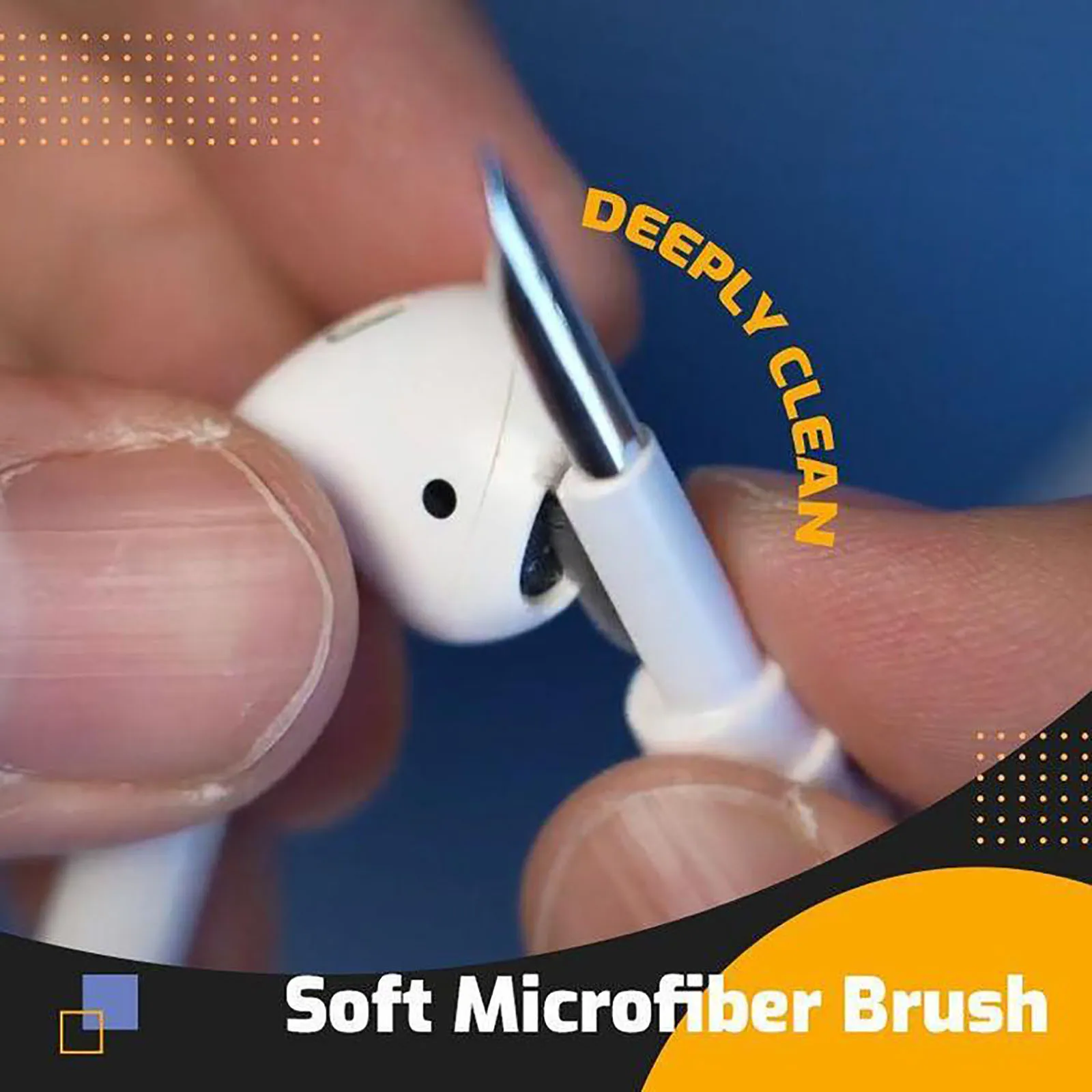 Bluetooth-наушники чистящая ручка прочная щетка для очистки от засорения Airpods