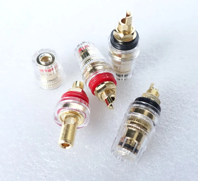 

Pure Copper Crystal Binding Post, Amplifier Terminal, Speaker Terminal Output Terminal