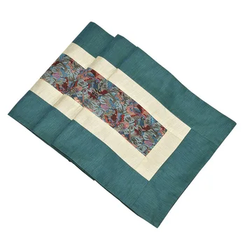 

Classical Table Runner Cotton Linen Modern Simple Square Head Table Runners Butterfly Flower Printed Home Desktop Decoration