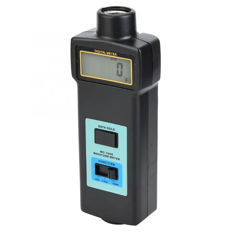 Moisture Tester Digital LCD Handhold Wood Moisture Meter Damp Detector Hygrometer Tester Sensor Moisture Detector