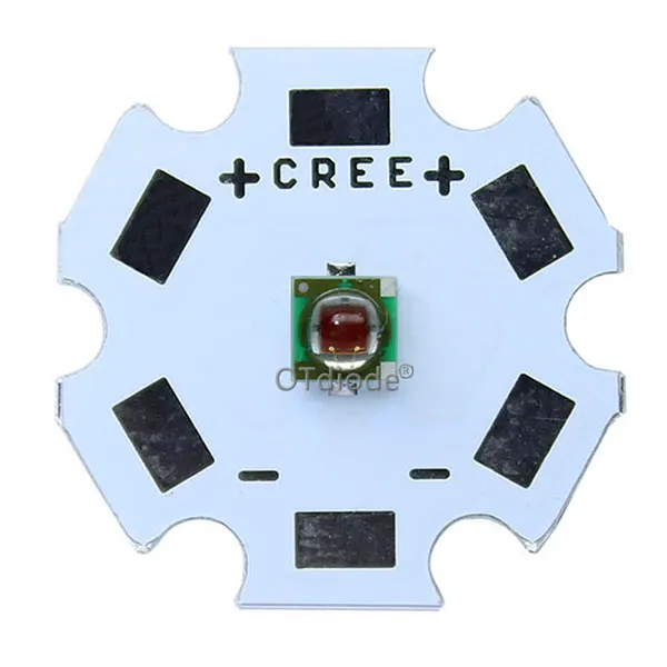 10 шт. 1 Вт-3 Вт Cree XPE XP-E красный цвет 3535 620-630nm 2,1-2,5 в 350-1000ма светодиодные бусины завод растут светодиодный излучатель лампа светильник - Испускаемый цвет: On 20mm Aluminum PCB