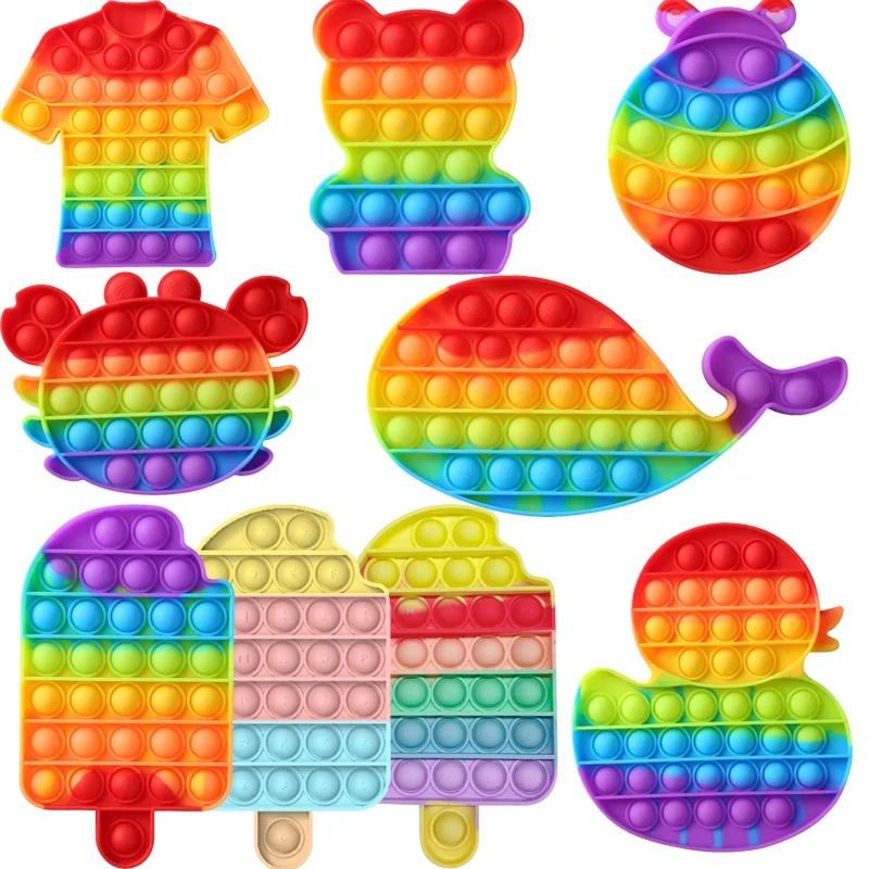 Bubble-Sensory-Toy Fidget-Toy Relief-Toys Autism Anti-Stress Pops Birthday-Gifts Kid