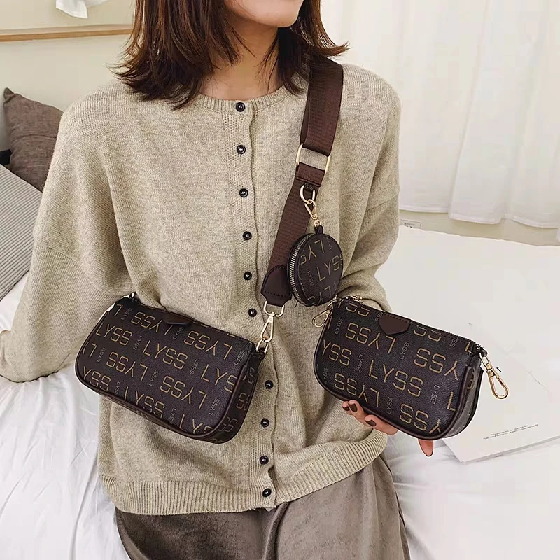 

Hot 3Pce/Set Women Crossbody Multi-function Ladies Luxury Tote Women's Handbags Brand Designer Messenger Bags bolsa feminina