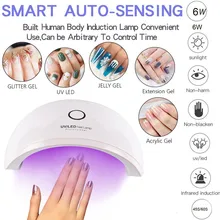 Led Uv 6 W Del Chiodo Che Cura Polacco Del Gel Della Luce Della Lampada Che Cura Manicure Macchina Chiodo Manicure Lampada Del Chiodo Del Gel di Essiccazione lampada per Il Gel(China)