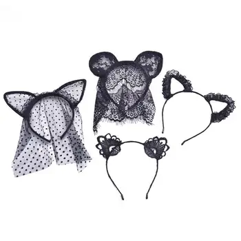 

4Pcs Exquisite Sexy Cat Ears Hair Hoops Hair Bands Head Bands Hair Accessories