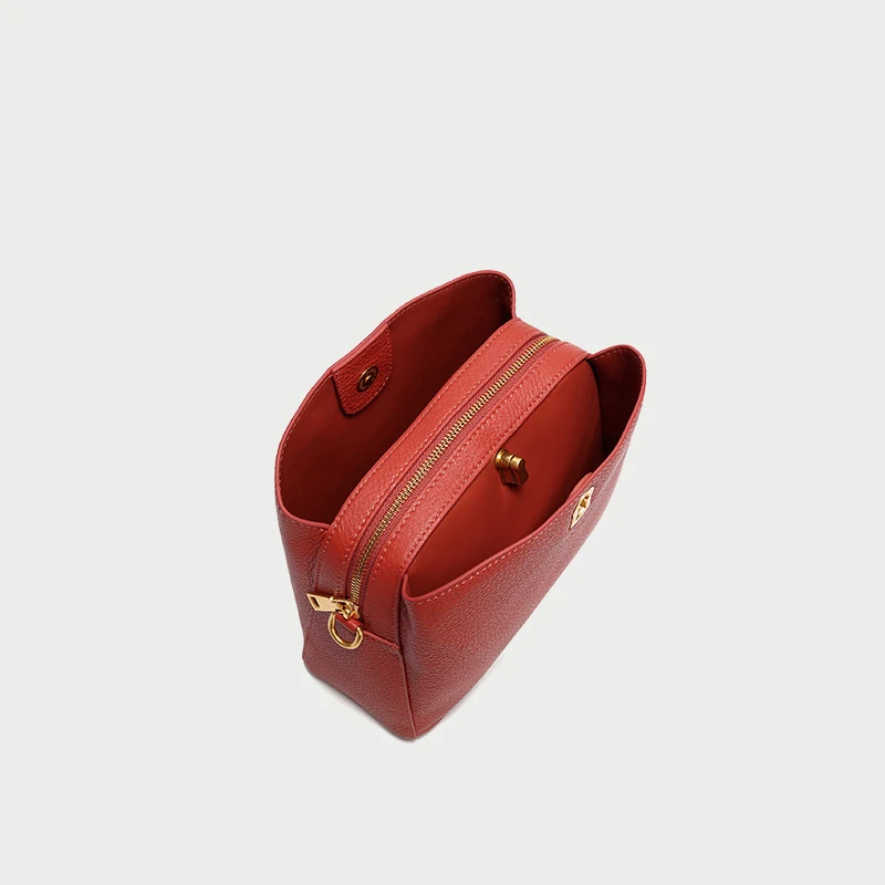 OUSSON2019 Новая мода натуральная кожа женская сумка-мешок bolso mujer Высокое качество Ретро сумка на плечо простая сумка через плечо