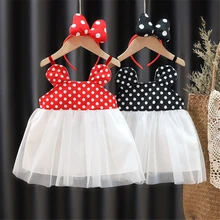

Baby Girls Dress Summer Short-sleeved Lace Mesh Knee-Length Christmas Dress Girl Cartoon Casual Cartoon Ball Gown Dresses