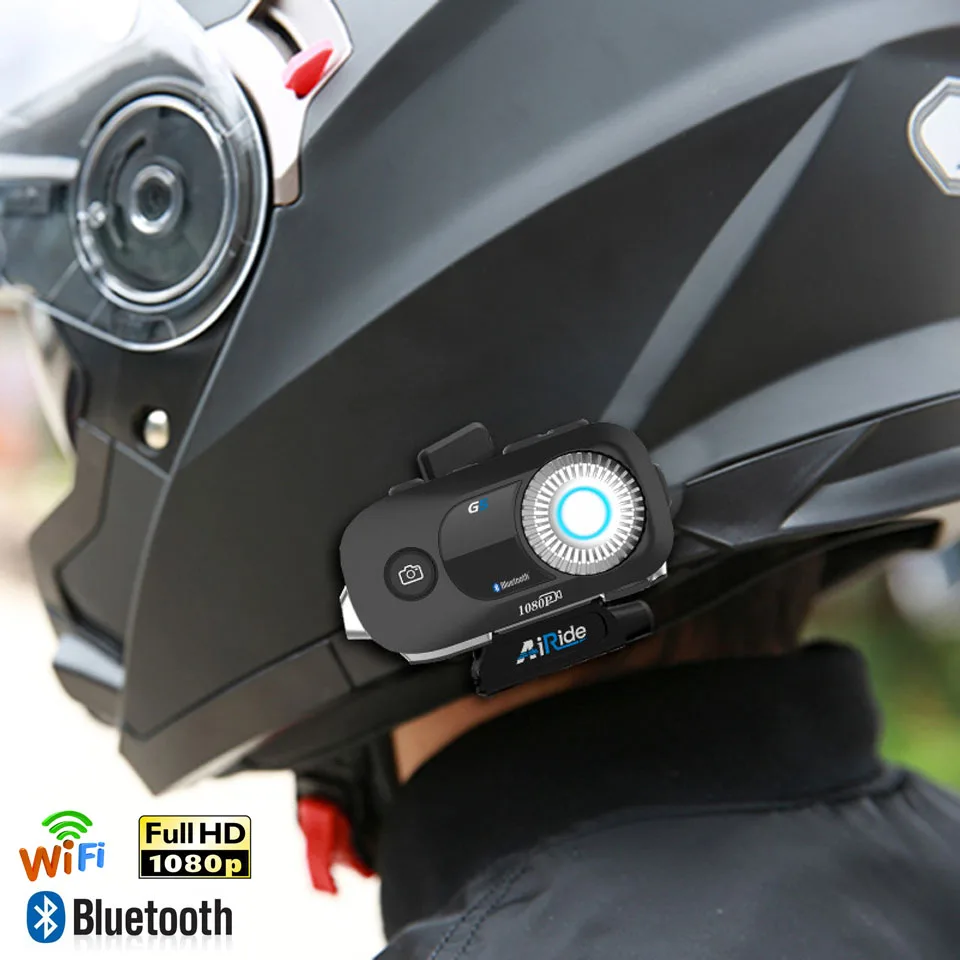 

Bluetooth Motorcycle Camera Recorder DVR Camera HD 1080P Motorbike Helmet Video Dash Cam DVR Autocycle Action Digital Recorder